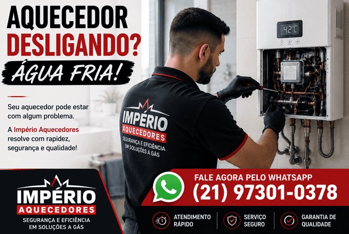 Aquecedor desligando e água fria