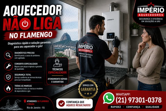 Aquecedor não liga no Flamengo