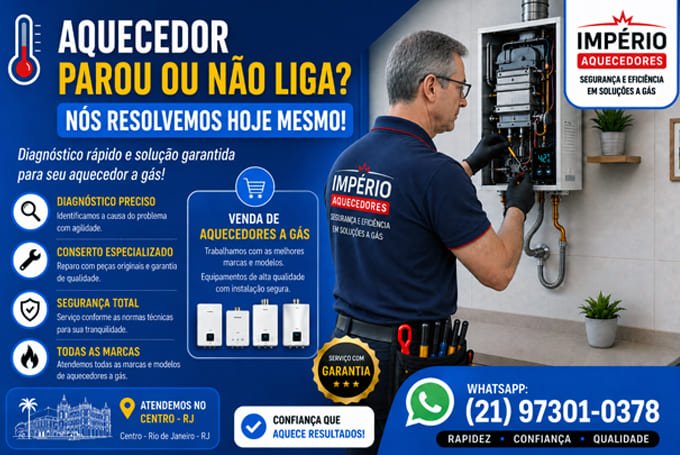 Aquecedor parou e desligou sozinho