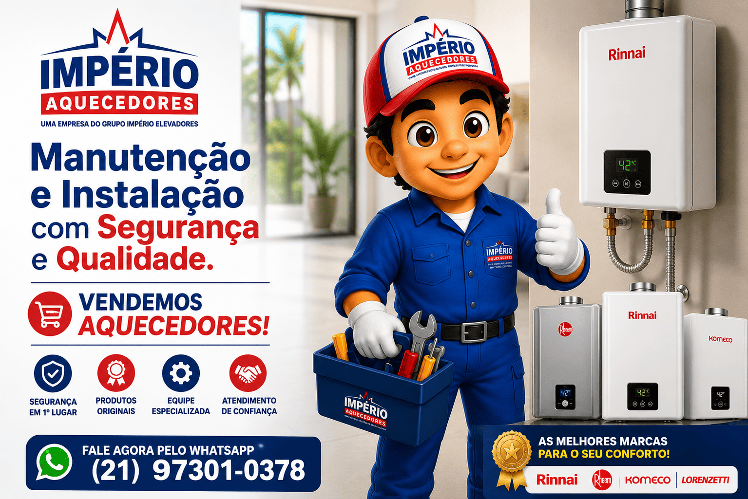 Assistência técnica de aquecedor em Copacabana RJ