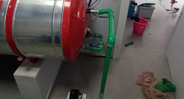 Instalação de Boiler