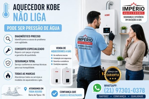 Aquecedor Kobe não liga
