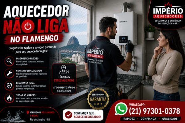 Aquecedor não liga no Flamengo