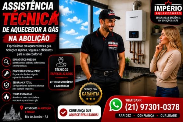Assistência técnica de aquecedor na Abolição RJ