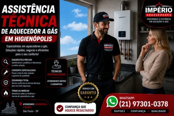 Assistência técnica de aquecedor em Higienópolis RJ