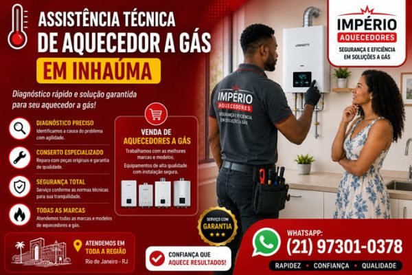 Assistência técnica de aquecedor em Inhaúma RJ