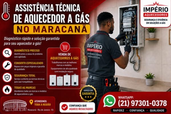Assistência técnica de aquecedor no Maracanã RJ