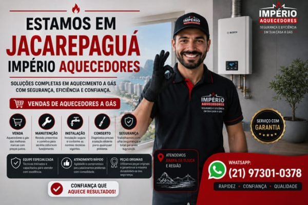 Império Aquecedores em Jacarepaguá RJ