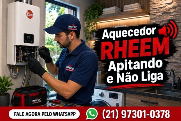 Aquecedor Rheem apitando e não liga